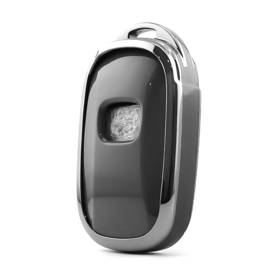 New-Aftermarket-Nano-High-Quality-Cover-For-Honda-Remote-Key-3-Button-Dark-Gray-Color-Silver-Frame-HD-G11Y3B---Emirates-Keys