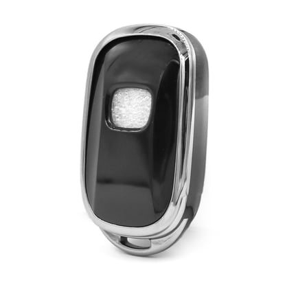 New-Aftermarket-Nano-High-Quality-Cover-For-Honda-Remote-Key-4-Button-Black-Color-Silver-Frame-HD-G11Y4A---Emirates-Keys