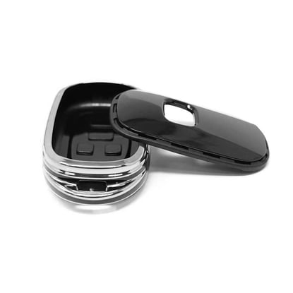 New-Aftermarket-Nano-High-Quality-Cover-For-Honda-Remote-Key-5-Button-Black-Color-Silver-Frame-HD-G11Y5----Emirates-Keys