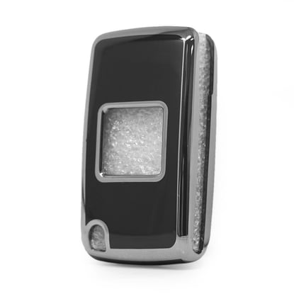 New-Aftermarket-Nano-High-Quality-Cover-For-Peugeot-Remote-Key-3-Button-Black-Color-Silver-Frame-PG-D11Y3---Emirates-Keys