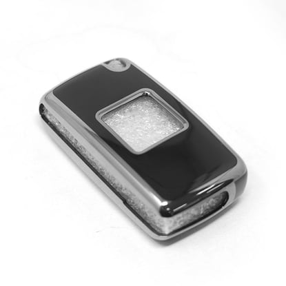 New-Aftermarket-Nano-High-Quality-Cover-For-Peugeot-Remote-Key-3-Button-Black-Color-Silver-Frame-PG-D11Y3---Emirates-Keys