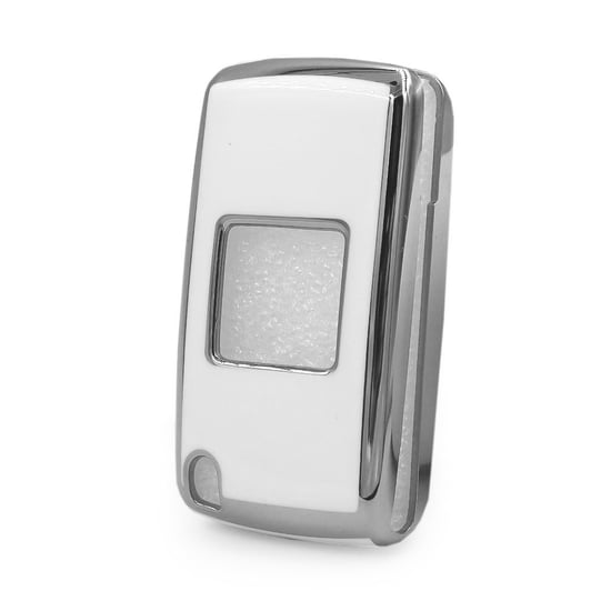 New-Aftermarket-Nano-High-Quality-Cover-For-Peugeot-Remote-Key-3-Button-White-Color-Silver-Frame-PG-D11Y3---Emirates-Keys