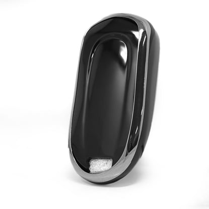 New-Aftermarket-Nano-High-Quality-Cover-For-Buick-Remote-Key-6-Button-Black-Color-Silver-Frame-BK-A11Y6B---Emirates-Keys