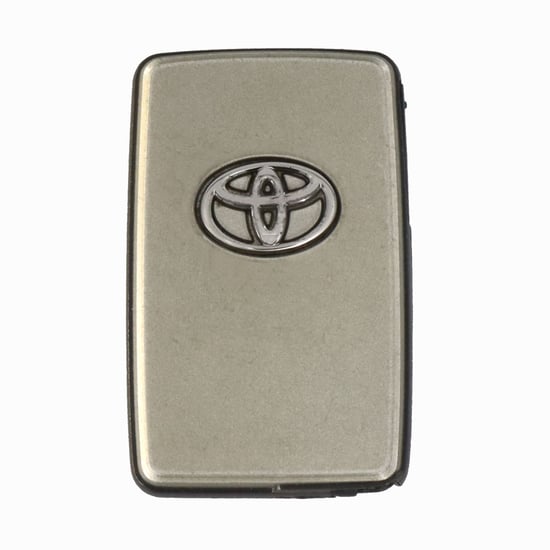 Used-Toyota-Smart-Key-4-Buttons-Slider-Door-312MHz-Silver-Cover-PCB-Manufacturer-Part-Number:-271451-0500---MK3