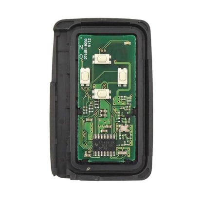 Used-Toyota-Smart-Key-4-Buttons-Slider-Door-312MHz-Silver-Cover-PCB-Manufacturer-Part-Number:-271451-6230---Emirates-Keys