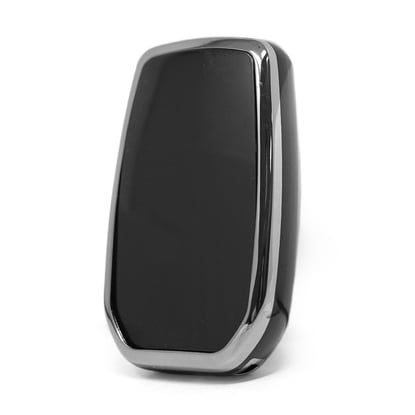 New-Aftermarket-Nano-High-Quality-Cover-For-Toyota-Remote-Key-3-Button-Black-Color-Silver-Frame-TYT-A11Y3---Emirates-Keys