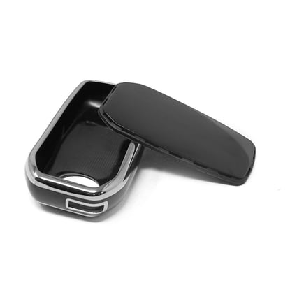 New-Aftermarket-Nano-High-Quality-Cover-For-Toyota-Remote-Key-3-Button-Black-Color-Silver-Frame-TYT-A11Y3---Emirates-Keys