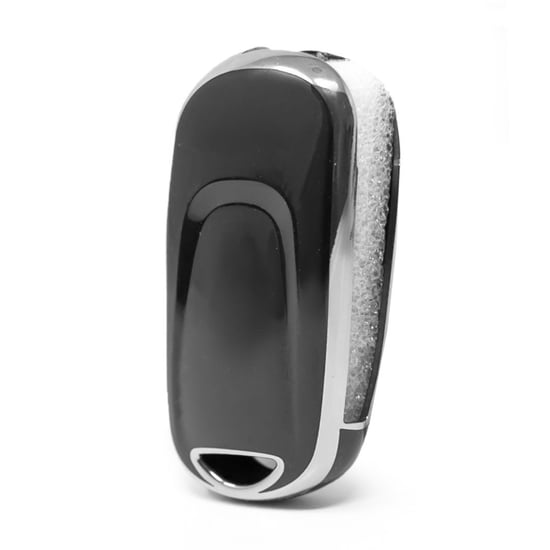 New-Aftermarket-Nano-High-Quality-Cover-For-Buick-Remote-Key-4-Button-Black-Color-Silver-Frame-BK-B11Y---Emirates-Keys