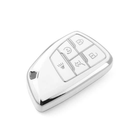 New-Aftermarket-Nano-High-Quality-Cover-For-Buick-Remote-Key-5-Button-White-Color-Silver-Frame-BK-D11Y5A---Emirates-Keys