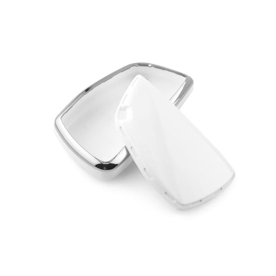 New-Aftermarket-Nano-High-Quality-Cover-For-Buick-Remote-Key-5-Button-White-Color-Silver-Frame-BK-D11Y5A---Emirates-Keys