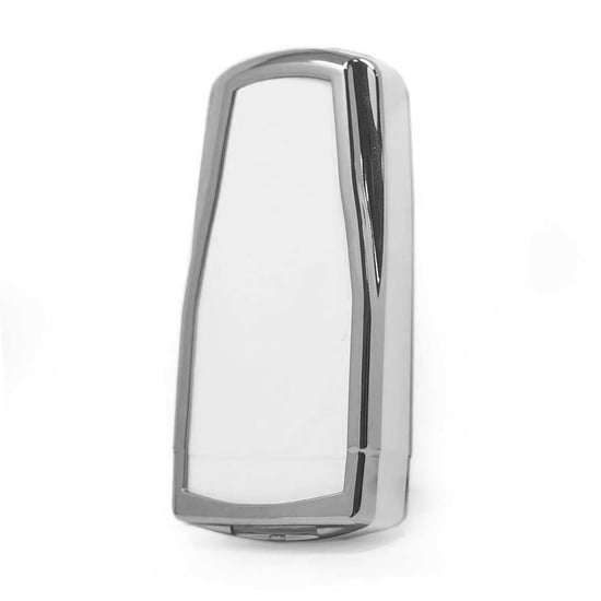 New-Aftermarket-Nano-High-Quality-Cover-For-Volkswagen-Remote-Key-3-Button-White-Color-Silver-Frame-VW-C11Y---Emirates-Keys