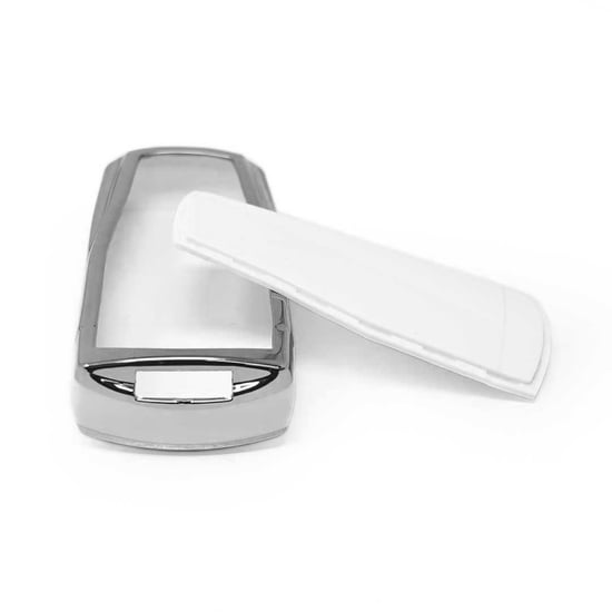 New-Aftermarket-Nano-High-Quality-Cover-For-Volkswagen-Remote-Key-3-Button-White-Color-Silver-Frame-VW-C11Y---Emirates-Keys