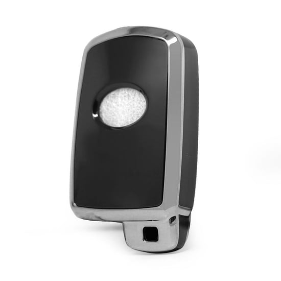 New-Aftermarket-Nano-High-Quality-Cover-For-Toyota-Remote-Key-4-Button-Black-Color-Silver-Frame-TYT-D11Y4---Emirates-Keys