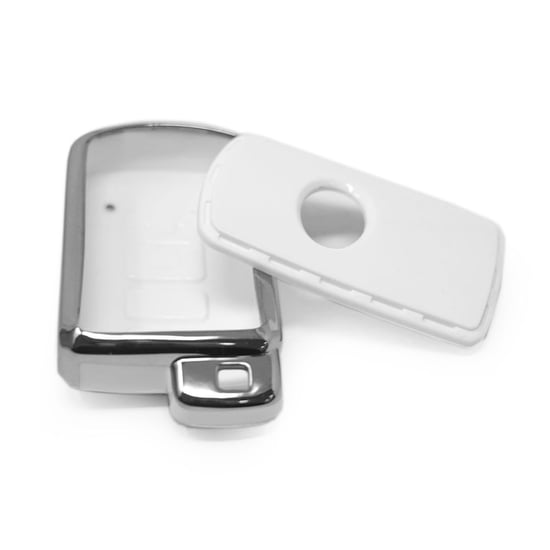 New-Aftermarket-Nano-High-Quality-Cover-For-Toyota-Remote-Key-4-Button-White-Color-Silver-Frame-TYT-D11Y4---Emirates-Keys