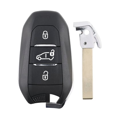 New-Aftermarket-Peugeot-Citroen-Opel-Smart-Remote-Key-3-Buttons-Slider-Door-433MHz-Chip-Marking:-3AM05-A3M15-A3M65---Emirates-Keys