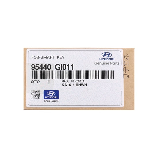 New-Hyundai-Ioniq-2025-Genuine---OEM-Smart-Remote-Key-4+1-Buttons-433MHz-OEM-Part-Number:-95440-GI011,-95440GI011---Emirates-Keys