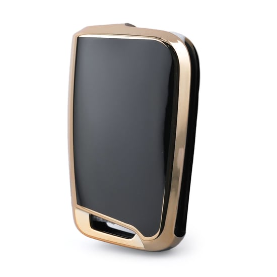 New-Aftermarket-Nano-High-Quality-Cover-For-Volkswagen-Flip-Remote-Key-4-Buttons-Black-Color-VW-B11J4---Emirates-Keys