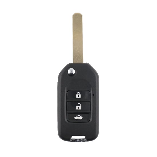 New-Aftermarket-Honda-Modified-Flip-Remote-Key-Shell-3-Buttons-With-Blade-High-Quality-Best-Price---Emirates-Keys