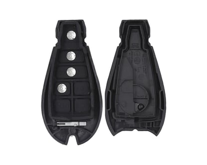 NEW-Jeep-Cherokee-2014-2020-Fobik-Remote-Key-Shell-4-Buttons-Original-Plastic-Aftermarket-Rubber-