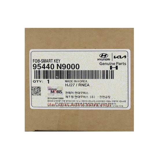 New-Hyundai-Tucson-2022-Genuine---OEM-Smart-Remote-Key-5-Buttons-433MHz-OEM-Part-Number:-95440-N9000---FCC-ID:-TQ8-FOB-4F27---Emirates-Keys