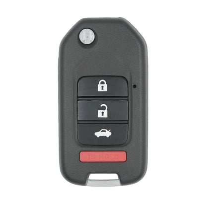 Honda-Flip-Remote-Key-Shell-3+1-Buttons