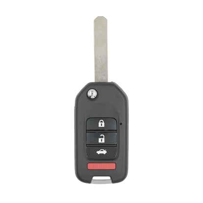 New-Aftermarket-Honda-Flip-Remote-Key-Shell-3+1-Button-Panic-Blade-High-Quality-Best-Price---Emirates-Keys