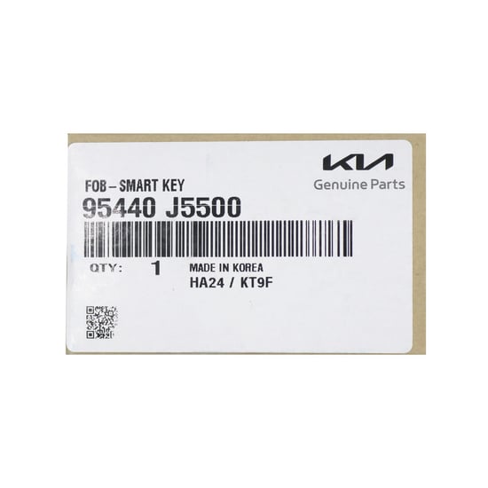 New-KIA-Stinger-2022-Genuine---OEM-Smart-Remote-Key-4+1-Buttons-433MHz-OEM-Part-Number:-95440-J5500---Emirates-Keys