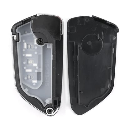 New-Aftermarket-Volkswagen-VW-Flip-Remote-Key-Shell-3-Button-For-KeyDiy-KD-Remote-B33-And-NB33---Emirates-Keys