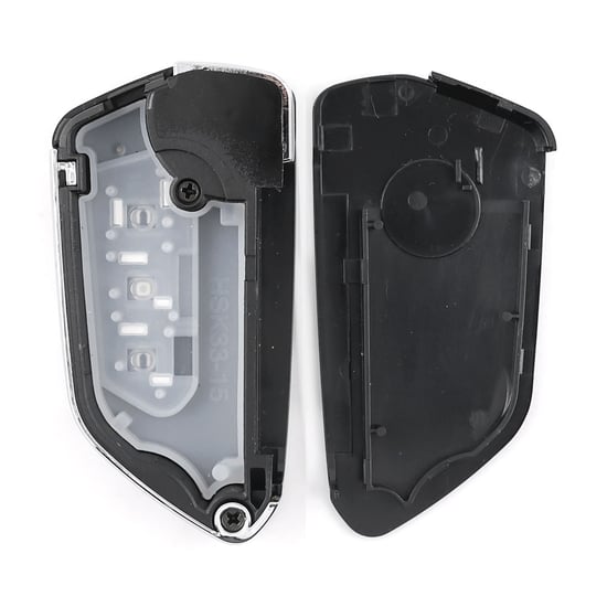 New-Aftermarket-Volkswagen-VW-Flip-Remote-Key-Shell-3-Button-For-KeyDiy-KD-Remote-B33-And-NB33---Emirates-Keys
