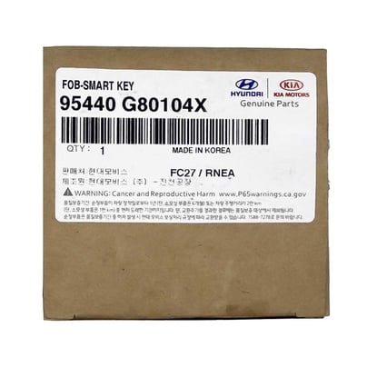 Hyundai-Grandeur-Genuine-Smart-Key-433MHz-95440-G80104X---MK3