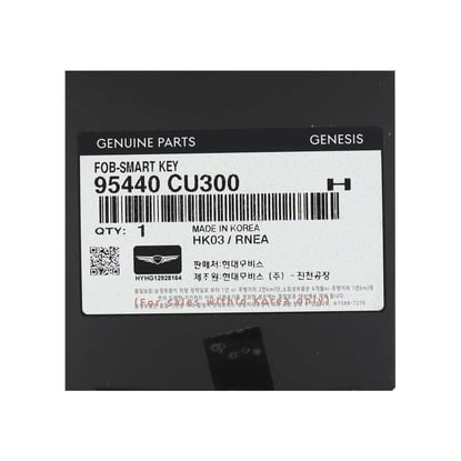 New-Hyundai-Genesis-GV60-2022-Genuine---OEM-Smart-Remote-Key-7+1-Buttons-433MHz-Black-Color-OEM-Part-Number:-95440-CU300----FCC-ID:-TQ8-FOB-4P53M