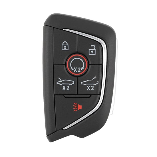 Chevrolet-Corvette-2020-2024-Genuine-Smart-Remote-Key-5+1-Buttons-315MHz-13538855---13535127---13523804---13536986
