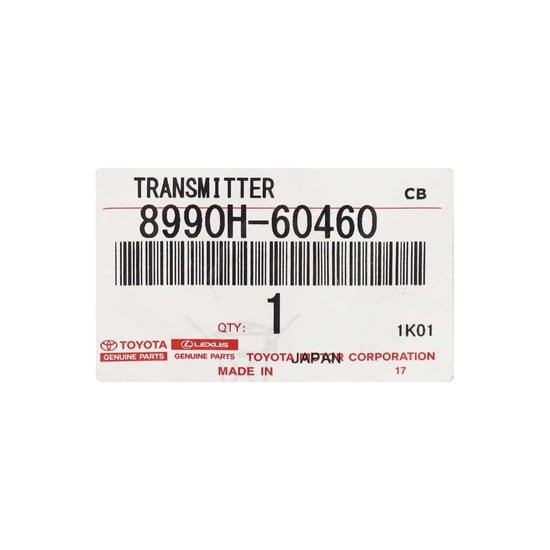 New-Genuine-OEM-Toyota-Land-Cruiser-2022-Smart-Key-3+1-Button-433MHz-Manufacturer-Part-Number:-8990H-60460-OEM----Emirates-Keys