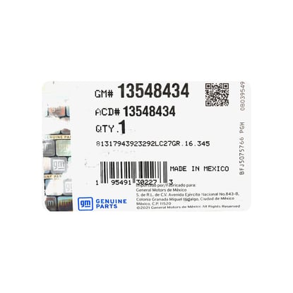 New-GMC-Yukon-2021-2024-Genuine---OEM-Smart-Remote-Key-5+1-Buttons-433MHz-OEM-Part-Number:-13548434---Emirates-Keys