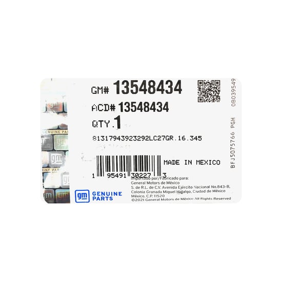 New-GMC-Yukon-2021-2024-Genuine---OEM-Smart-Remote-Key-5+1-Buttons-433MHz-OEM-Part-Number:-13548434---Emirates-Keys