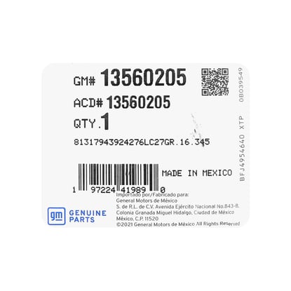 New-Chevrolet-Silverado-2023-Genuine---OEM-Smart-Remote-Key-4+1-Buttons-433MHz-OEM-Part-Number:-13548437---Emirates-Keys