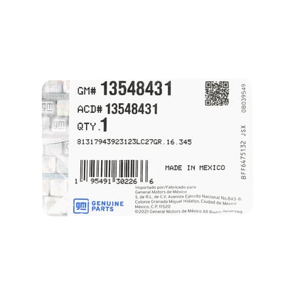 New-Chevrolet-Suburban-2021-2024-Genuine---OEM-Smart-Remote-Key-5+1-Buttons-433MHz-OEM-Part-Number:-13548431---Emirates-Keys