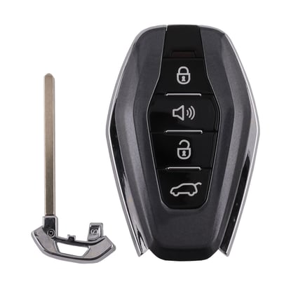 Used-Jetour-Original-Smart-Remote-Key-3+1-Buttons-433MHz-47-Chip-Black-Color-High-Quality-Best-Price---Emirates-Keys