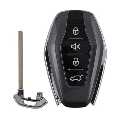 Used-Jetour-Original-Smart-Remote-Key-3+1-Buttons-433MHz-4A-Chip-Black-Color-High-Quality-Best-Price---Emirates-Keys