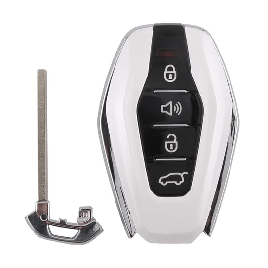 Used-Jetour-Original-Smart-Remote-Key-3+1-Buttons-433MHz-4A-Chip-White-Color-High-Quality-Best-Price---Emirates-Keys