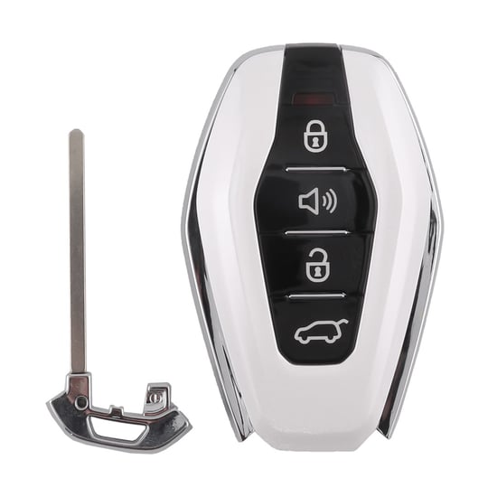 Used-Jetour-Original-Smart-Remote-Key-3+1-Buttons-433MHz-White-Color-High-Quality-Best-Price---Emirates-Keys