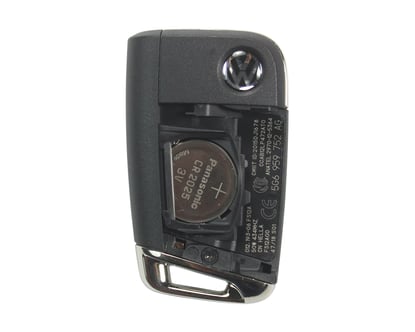 Volkswagen-VW-2019-MQB-Flip-Remote-Key-3-Buttons-433MHz-Megamos-AES-Hardware-Version-H91-Software-Version-006A-P-N-5G0959752BB---Emirates-Keys