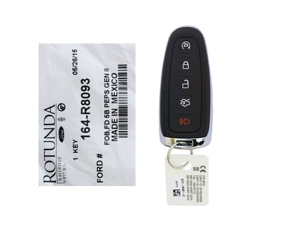 Like-New-Ford-Taurus-2013-2015-Genuine-OEM-Smart-Key-Remote-5-Buttons-433MHz-With-Blade-164-R8093---GV4T-15K601-AA-OEM---Emirates-Keys
