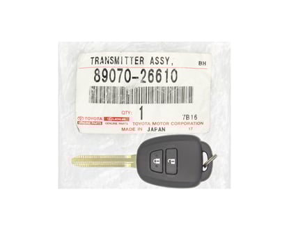 NEW-Toyota-Hiace-2013-2019-Genuine-Remote-2-Buttons-433MHz-Without-Chip-89070-26610-8907026610---FCCID:-12BDS