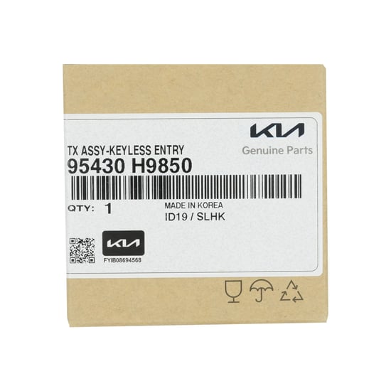 New-Kia-Rio-2022-Genuine---OEM-Flip-Remote-3+1-Buttons-433MHz-OEM-Part-Number:-95430-H9850---Emirates-Keys