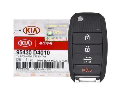 NEW-KIA-Optima-2016-2020-Genuine-OEM-Flip-Remote-Key-4-Buttons-433MHz-Without-Transponder-95430-D4010-95430D4010---FCCID:-SY5JFRGE04---Emirates-Keys