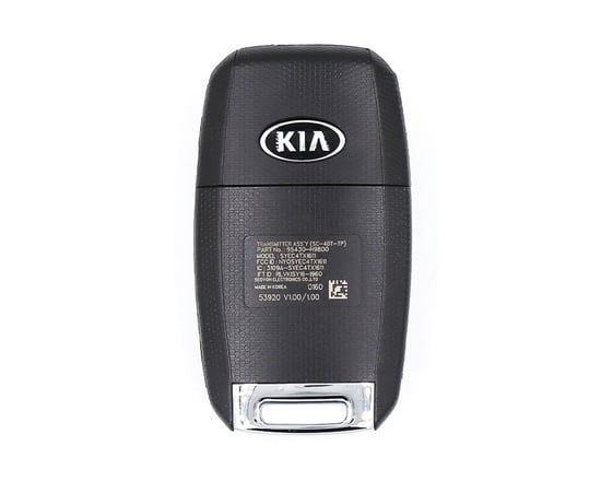 NEW-KIA-Rio-2018-2020-Genuine-OEM-Flip-Remote-Key-4-Buttons-433MHz-4D-Transponder-95430-H9800-95430H9800---FCCID:-NYOSYEC4TX1611---Emirates-Keys