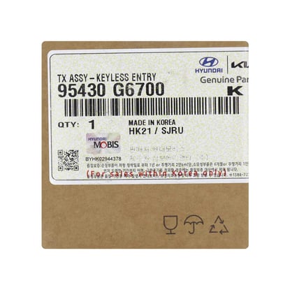 New-Kia-Morning-2022-Genuine---OEM-Flip-Remote-3-Buttons-433MHz-OEM-Part-Number:-95430-G6700---Emirates-Keys