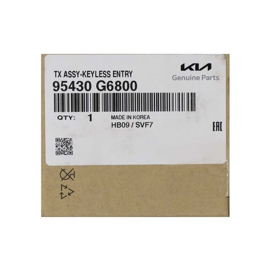 New-KIA-Picanto-2021-Genuine-OEM-Flip-Remote-Key-433MHz-3-Button-Manufacturer-Part-Number:-95430-G6800---Emirates-Keys