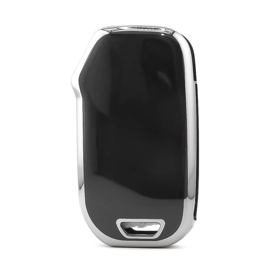 New-Aftermarket-Nano-High-Quality-Cover-For-KIA-Remote-Key-3-Button-Black-Color-Silver-Frame-KIA-C11Y3---Emirates-Keys